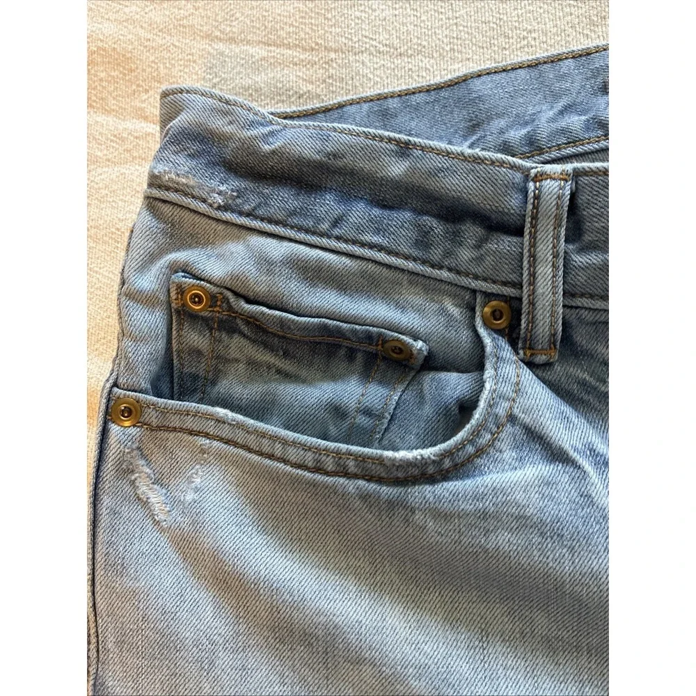 Banana Republic Men's Jeans 32 X 32** Light‎ Blue Wash Slim Fit distressed